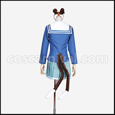 Beyond the Boundary Ai Shindo Uniform Cosplay Costume coscarnival - Side Profile