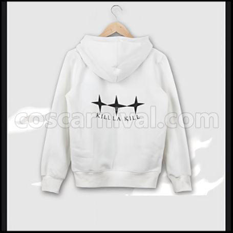 Kill la Kill Three-Star Goku Uniform White and Navy Blue Two Color Options Cosplay Costume coscarnival - Cuff Style