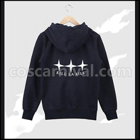 Kill la Kill Three-Star Goku Uniform White and Navy Blue Two Color Options Cosplay Costume coscarnival - Material Texture