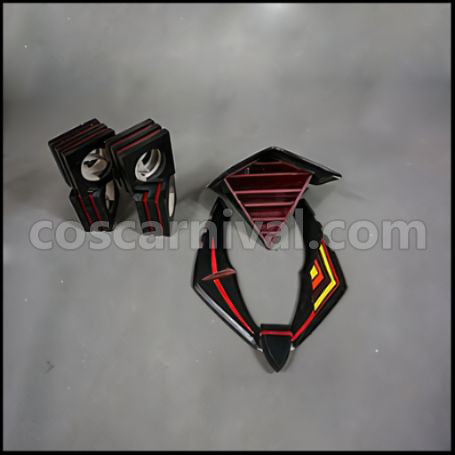 Kill la Kill Ryuko Matoi Kamui Senketsu "Human-Clothes Unity" Kamui Senketsu Cosplay Armor coscarnival - Side Profile