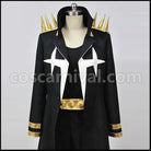 Kill la Kill Uzu Sanageyama Three-Star Goku Uniform Sword Gear: Ultimate Technique Cosplay Costume coscarnival - Collar Design