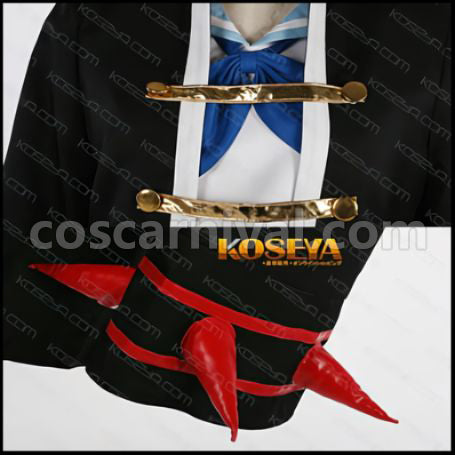 Kill la Kill Mako Mankanshoku Fight Club-Specialized Two-Star Goku Uniform Cosplay Costume coscarnival - Detail Close-up