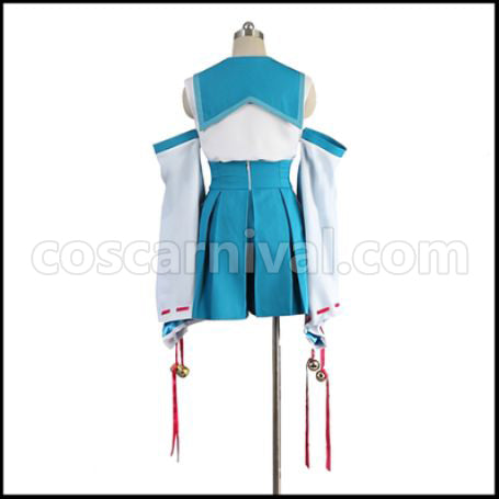A Lull in the Sea Manaka Mukaido Festival Day Cosplay Costume coscarnival - Back View