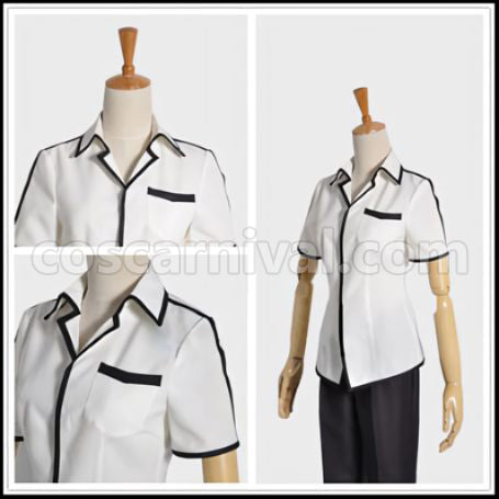 A Lull in the Sea Tsumugu Kihara Cosplay Costume coscarnival - Back View