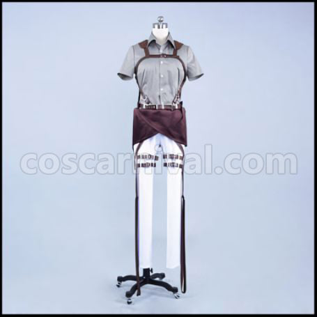 Attack on Titan Scout Regiment Jean Kirstein Cosplay Costume coscarnival - Detail Close-up