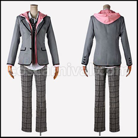 MARGINAL#4 Atom Kirihara Student Uniform Starry Night Vow Cosplay Costume coscarnival - Front View