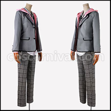 MARGINAL#4 Atom Kirihara Student Uniform Starry Night Vow Cosplay Costume coscarnival - Back View