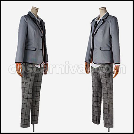 MARGINAL#4 R Nomura Student Uniform Starry Night Vow Cosplay Costume coscarnival - Back View