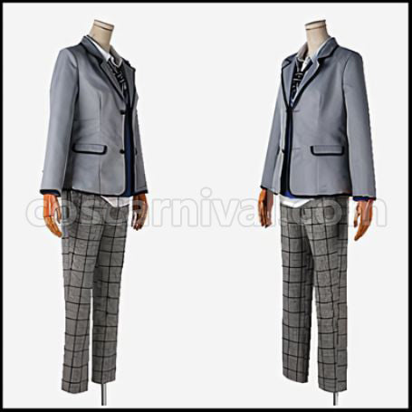 MARGINAL#4 Rui Aiba Student Uniform Starry Night Vow Cosplay Costume coscarnival - Back View