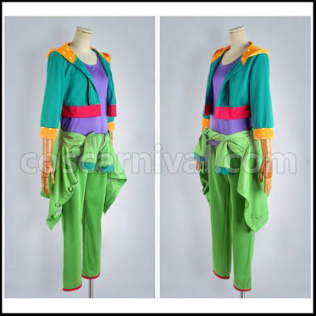Meganebu! Hachimine Takuma Cosplay Costume coscarnival - Back View