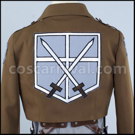 Attack on Titan Scout Regiment Jean Kirstein Cosplay Costume coscarnival - Color and Pattern