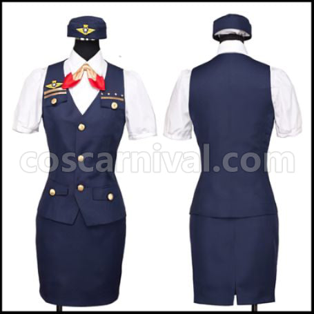 Uta no Prince-sama Shining Airlines Nanami Haruka Cosplay Costume Ver2 coscarnival - Front View