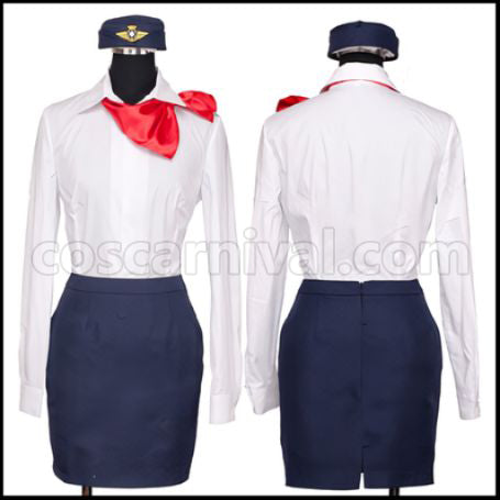 Uta no Prince-sama Shining Airlines Tsukimiya Ringo Cosplay Costume Ver2 coscarnival - Side Profile