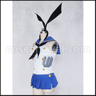 Kantai Collection Ship Girl Shimakaze Cosplay Costume coscarnival - Back View