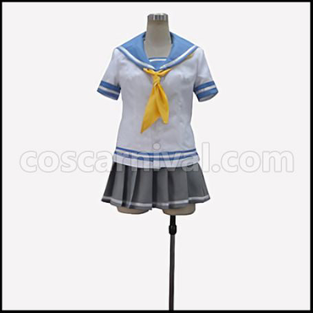 Kantai Collection Ship Girl Hamakaze (Kagerou-class Destroyer) Cosplay Costume coscarnival - Front View