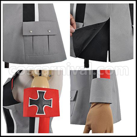 Kantai Collection Bismarck Cosplay Costume coscarnival - Detail Close-up