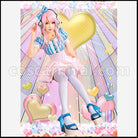 Super Sonico Sonico Garter Stockings Cosplay Costume coscarnival - Front View