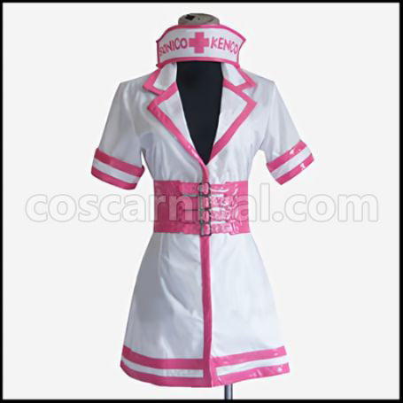 Super Sonico Sonico Nice Clothes Cosplay Costume coscarnival - Front View