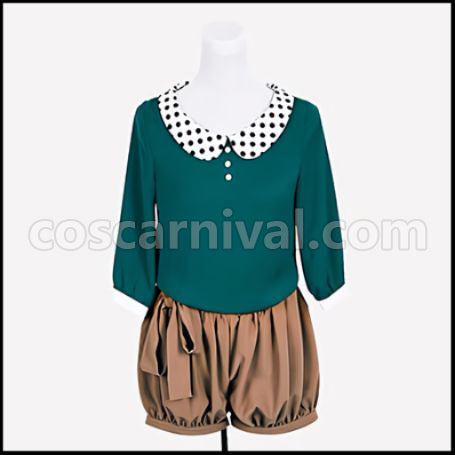 Kamigami no Asobi Kusanagi Yui Casual Clothes Cosplay Costume coscarnival - Front View