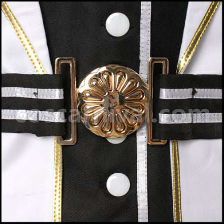 Kamigami no Asobi Kusanagi Yui School Uniform Cosplay Costume coscarnival - Collar Design