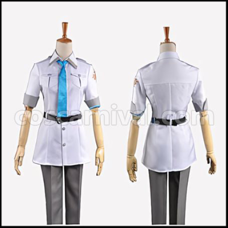 Kamigami no Asobi Baldr Hringhorni Summer Uniform Cosplay Costume coscarnival - Front View