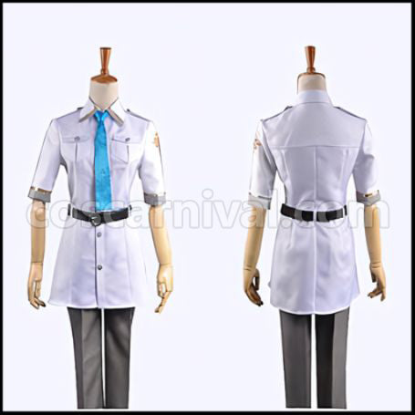 Kamigami no Asobi Apollon Agana Belea Summer Uniform Cosplay Costume coscarnival - Front View