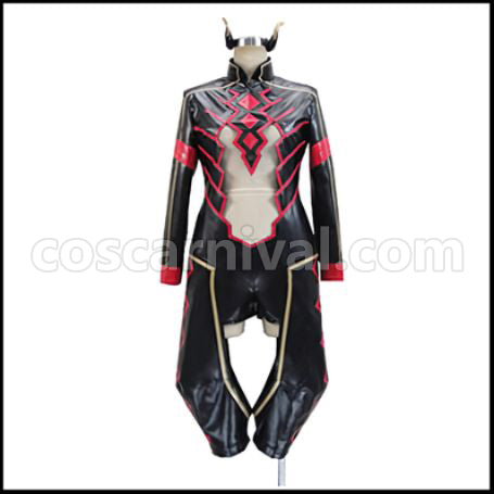 Kamigami no Asobi Loki Laevatein Deified Battle Dress Cosplay Costume coscarnival - Front View