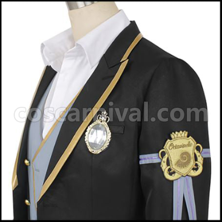 Twisted Wonderland Octavinelle Dormitory Floyd Leech Cosplay Costume coscarnival - Side Profile