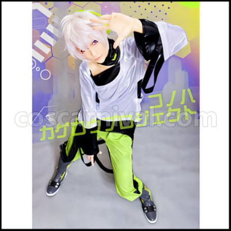 Mekakucity Actors Konoha (Haruka Kokonose, Kokonose Haruka) [Mekakushi Group Member NO.9] Cosplay Costume coscarnival - Front View