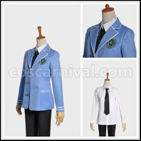 K -Wonderful School Days- Kuroh Yatogami Cosplay Costume coscarnival - Back View