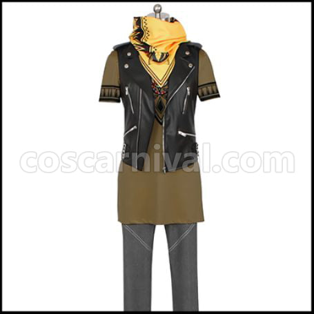 Twisted Wonderland Savanaclaw Dormitory Ruggie Bucchi Cosplay Costume coscarnival - Hem Detail