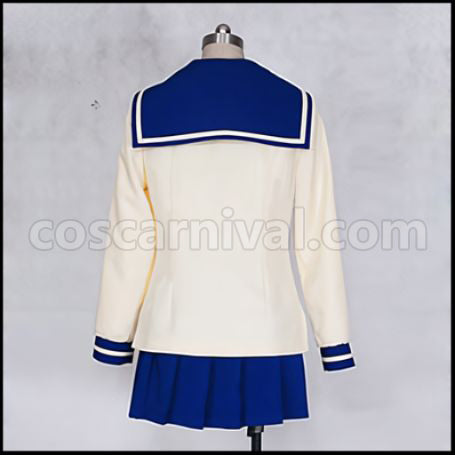 Inari, Konkon, Koi Iroha. Fushimi Inari Sailor Uniform Cosplay Costume coscarnival - Side Profile