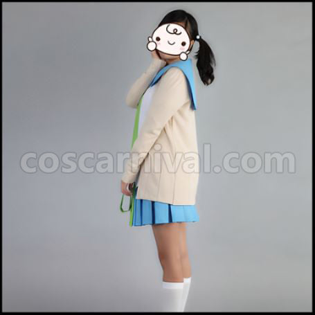 Nisekoi Haru Onodera Bonyari High School First Year Girls' Uniform Cosplay Costume coscarnival - Back View