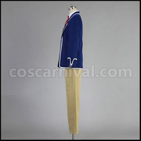 Nisekoi Seishiro Tsugumi Bonyari High School Second Year Uniform Cosplay Costume coscarnival - Back View