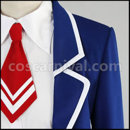 Nisekoi Seishiro Tsugumi Bonyari High School Second Year Uniform Cosplay Costume coscarnival - Collar Design