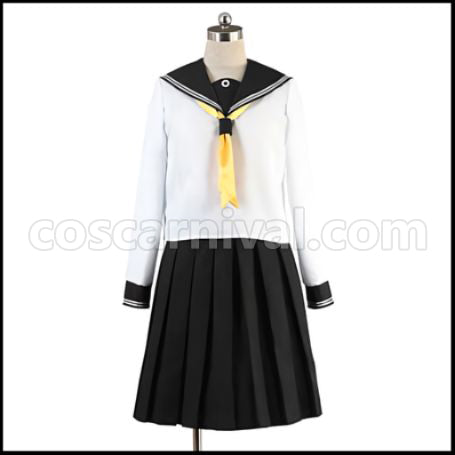 Nisekoi Marika Tachibana Bonyari High School Girls' Uniform Cosplay Costume coscarnival - Front View