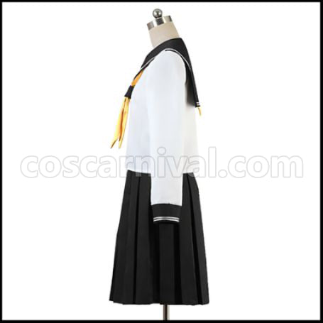 Nisekoi Marika Tachibana Bonyari High School Girls' Uniform Cosplay Costume coscarnival - Back View