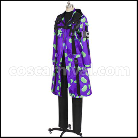 Twisted Wonderland Beans Camo Azul Ashengrotto Cosplay Costume coscarnival - Side Profile