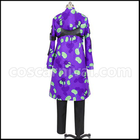 Twisted Wonderland Beans Camo Azul Ashengrotto Cosplay Costume coscarnival - Detail Close-up