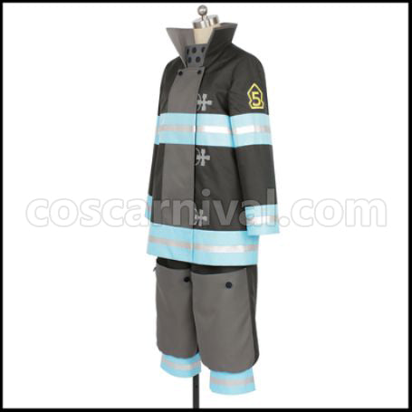 Fire Force Tooru Kishiri Cosplay Costume coscarnival - Side Profile