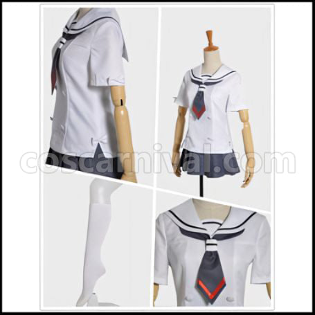 Amazing Twins Amane Todoroki Cosplay Costume coscarnival - Back View