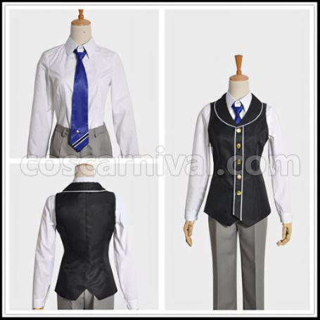 Kamigami no Asobi Apollon Agana Belea Uniform Greek Sun God Cosplay Costume coscarnival - Back View