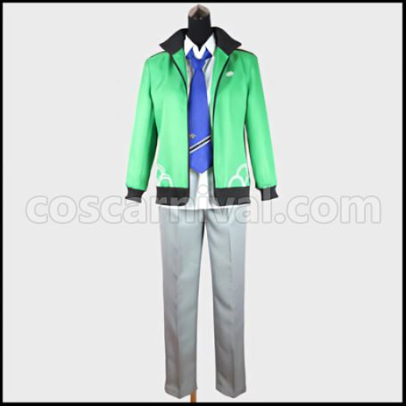 Kamigami no Asobi Totsuka Takemikazuchi Uniform Japanese Mythology's Sea God Tsukito's Brother Cosplay Costume coscarnival - Front View