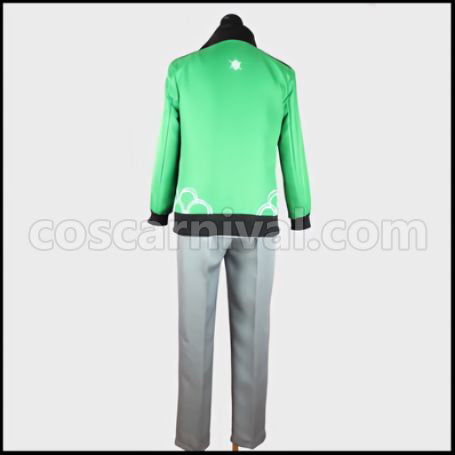 Kamigami no Asobi Totsuka Takemikazuchi Uniform Japanese Mythology's Sea God Tsukito's Brother Cosplay Costume coscarnival - Side Profile