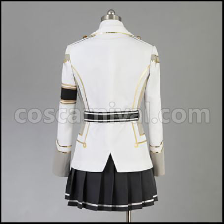 Kamigami no Asobi Kusanagi Yui High School Uniform Cosplay Costume coscarnival - Side Profile