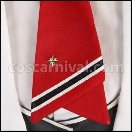 Kamigami no Asobi Kusanagi Yui High School Uniform Cosplay Costume coscarnival - Cuff Style