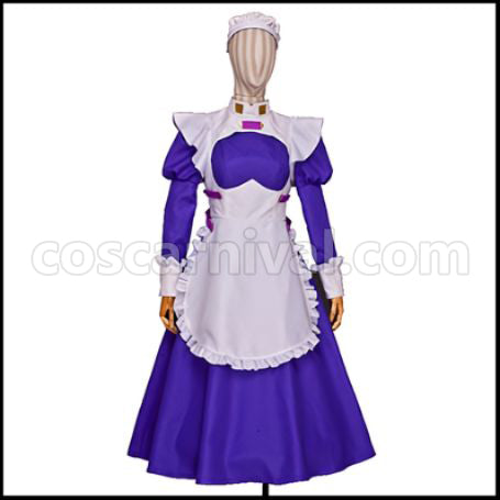 Seikoku no Dragonar Cosette Shelley Cosplay Costume coscarnival - Front View