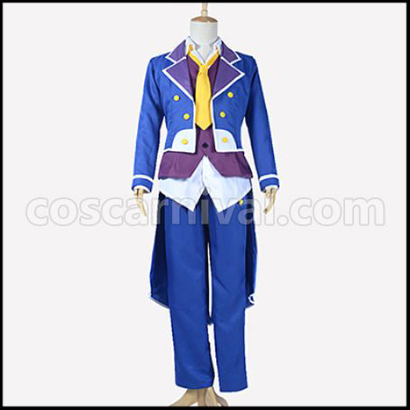 No Game No Life Sora Tailcoat Cosplay Costume coscarnival - Front View