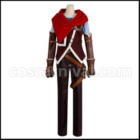 No Game No Life Zero Riku Dola Cosplay Costume coscarnival - Front View