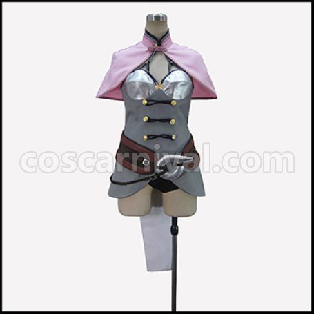 Blade & Soul Alka Main Character Cosplay Costume coscarnival - Front View